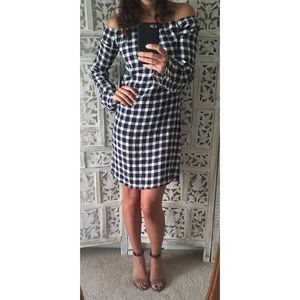 🌿V🌿 Reformation plaid OTS dress
